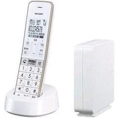 0629-004 SHARP　コードレス電話機JD-SF1CL-W