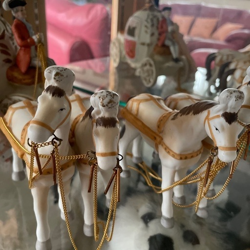 イタリアDemine社の陶器オルゴール魅惑の宵美品