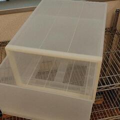 0629-020 【無料】 引き出し式収納ケース（透明）の画像