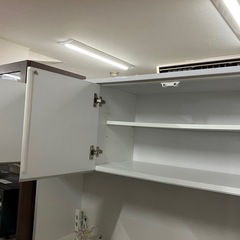 ☆値下げ☆H2506-733 キッチンボード 上下分割可能 固定ネジあり キズ汚れ有りの画像