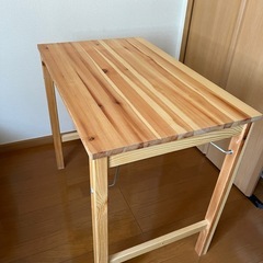 （無印良品）パイン材テーブル・折りたたみ式