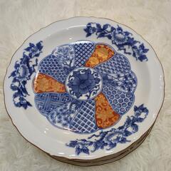【有田焼/ 古伊万里】京紫龍峰 料理皿 お皿の画像