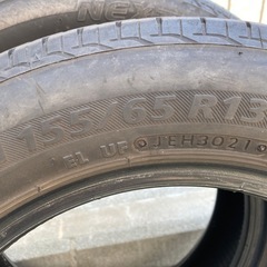 タイヤ４本　155/65R13の画像