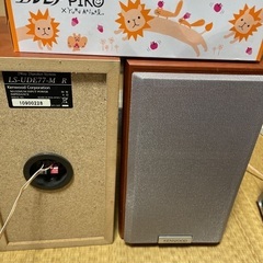 KENWOOD スピーカー、チャンネル付きの画像