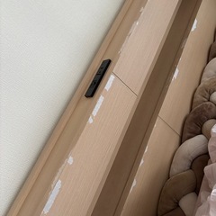 ダブルベッドフレーム収納付の画像