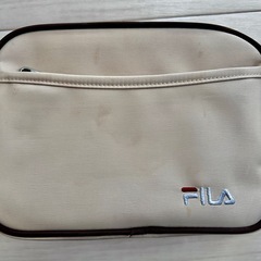 FILA キャリー付きリュック+キャリーポーチ（ベージュ）　即決で100円！の画像