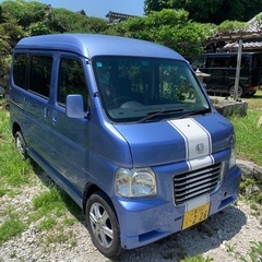 ホンダ バモス ホビオ 軽バン LA-HM3 12万km …