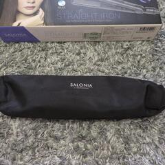 ヘアアイロン SALONIA double ion straight ironの画像