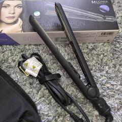 ヘアアイロン SALONIA double ion straight ironの画像