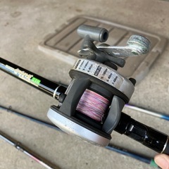 カワハギ用ロットとリールのセットの画像