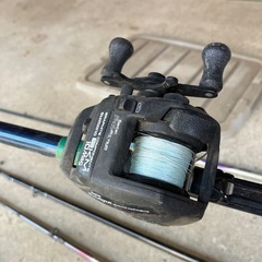 海釣り用ロットとリールのセットの画像