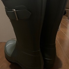 【新品未使用】 HUNTER ORIGINAL SHORT ハンター レインブーツ uk7 26cm 国内正規品の画像
