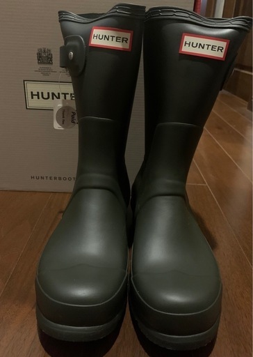 新品未使用】 HUNTER ORIGINAL SHORT ハンター レインブーツ uk7