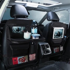 車用シートバックポケット 折り畳みテーブル付き 車用収納ポケット