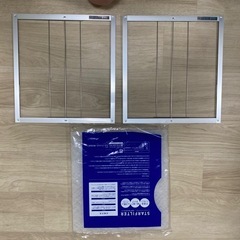 スターフィルター 換気扇フィルター キッチン スターターセット レンジフード 取付枠2枚＋交換フィルター1枚の画像