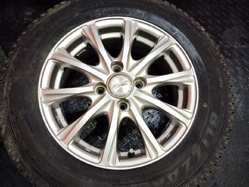 BS VL1 155/80R14 88/86N LT】スタッドレス【Weds JOKER 14