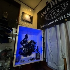 本物エンジンオブジェ　かざりvmax ガレージの画像