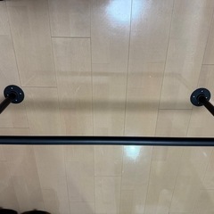 アイアンパイプハンガー（幅約88cm×奥行約34cm）※美品