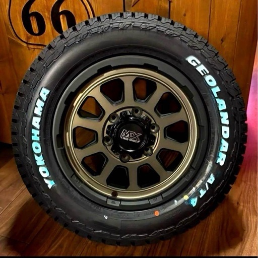低価格 16インチ⭐️ハイエース用⭐️ヨコハマAT4✨新作⭐️車検対応 タイヤ・ホイール