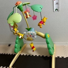 旧型　 プーさんえらべる回転6wayジムにへんしんメリー