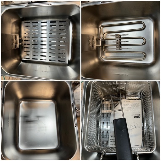 2023年 卓上単槽電気フライヤー 6L