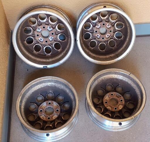 白猫　ホンダ　ビート　純正ホイール4本セット Yahoo!オークション -「ホンダビート純正ホイール」の落札相場