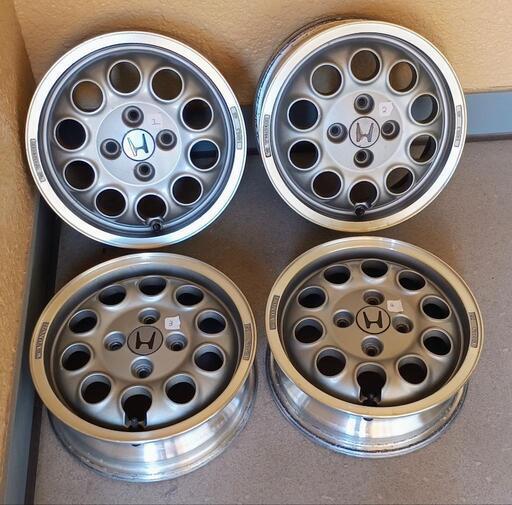 値下げしました！　ホンダビート用純正スチールホイール セットフロント用4本 Yahoo!オークション -「ホンダビート純正スチールホイール」の