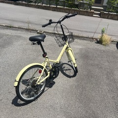 折りたたみ自転車 20インチ シマノ6段ギアの画像