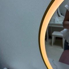 ピンク　スエード生地ドレッサーの画像
