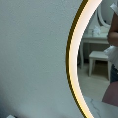 ピンク　スエード生地ドレッサーの画像