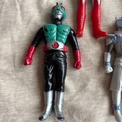 ウルトラマン　仮面ライダー　ソフビセットの画像