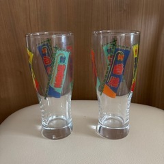相撲力士 グラス 2個セットの画像