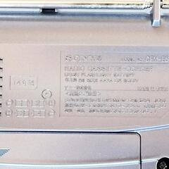 SONY ラジカセ CFM-E5 ジャンク 通電確認済みの画像