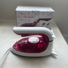 2WAY steamer&ironの画像