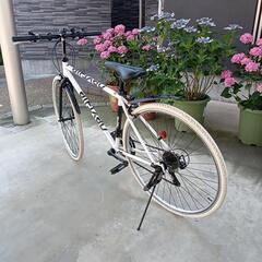 🎀😄【購入者様と商談中】綺麗です、早い方優先です21段変速クロスバイク（配達対応可能¥200円〜)の画像