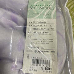 新品✨東京西川　肌掛けふとん　の画像