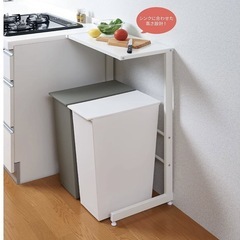 キッチン　ゴミ箱上ラックの画像