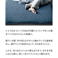 ベルメゾン 綿 敷きパッドの画像