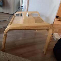 イケアIKEA　オットマン　スツール　土台のみ　木材　木製の画像