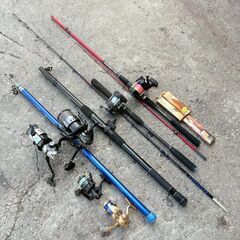 【❗️✨まとめセット✨❗️】釣具セット ロッド＋リール多数＋エギ...