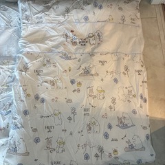 子ども用布団セット クマ柄の画像