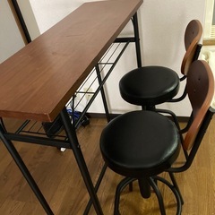 【無料】カウンターテーブルセット