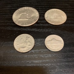 アメリカコイン　4枚の画像