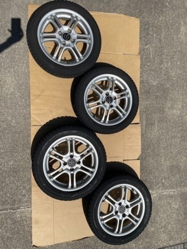 三菱アイ(i)・アイミーブ　専用サイズ・アルミ　転がし用に！ヨコハマ　アイスガード　ig60 スタッドレス