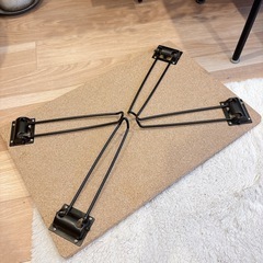 【美品】折りたたみミニローテーブルの画像