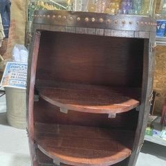 C30★ヴィンテージ 樽 ラック★インテリア 棚 店舗 什器 リビング収納 アメリカン レトロの画像