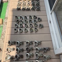 DIY.足場　　 単管パイプ&クランプ　セット売り　引き取り限定 の画像