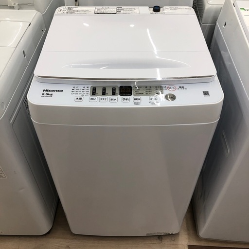 【1年の動作保証付き】Hisenseの全自動洗濯機のご紹介です
