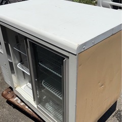 値下げ★SANYO冷蔵ショーケース 業務用 中古 ガラススライド扉★２１６L★2重ガラスを採用の画像