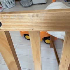 木のパーテーション 未使用部分ありの画像